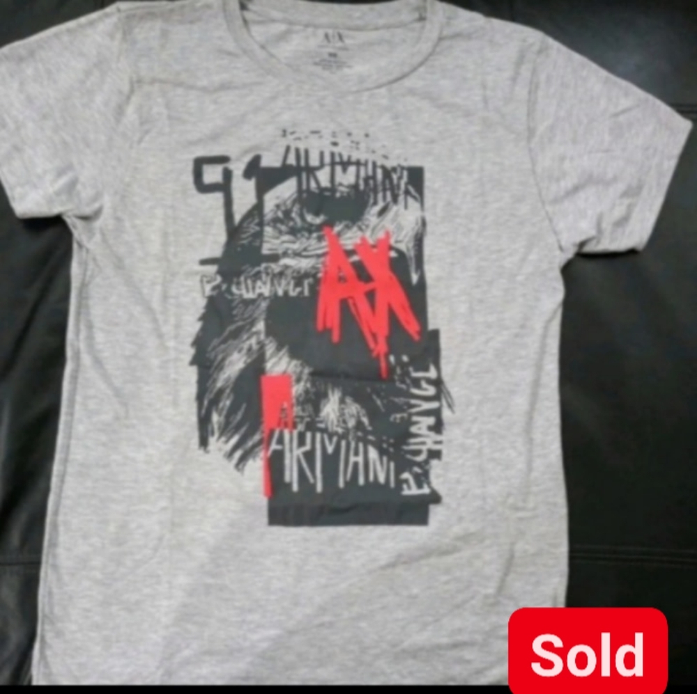Armani Exchange  Cotton AX Logo size M - T Shirt NWT